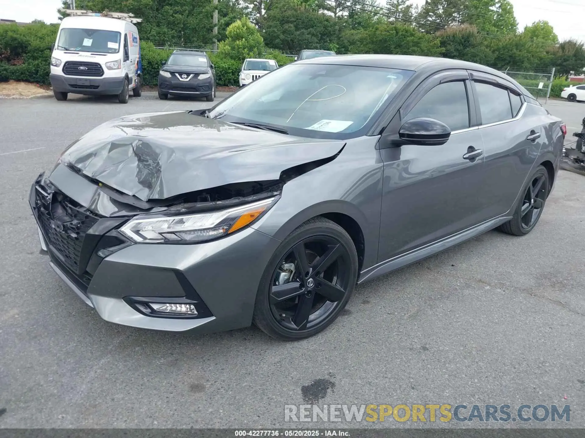 2 Photograph of a damaged car 3N1AB8DV8NY310965 NISSAN SENTRA 2022