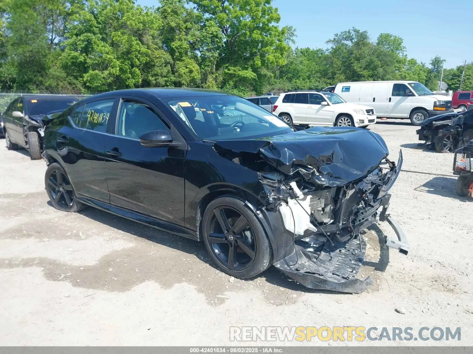 1 Photograph of a damaged car 3N1AB8DV8NY315793 NISSAN SENTRA 2022