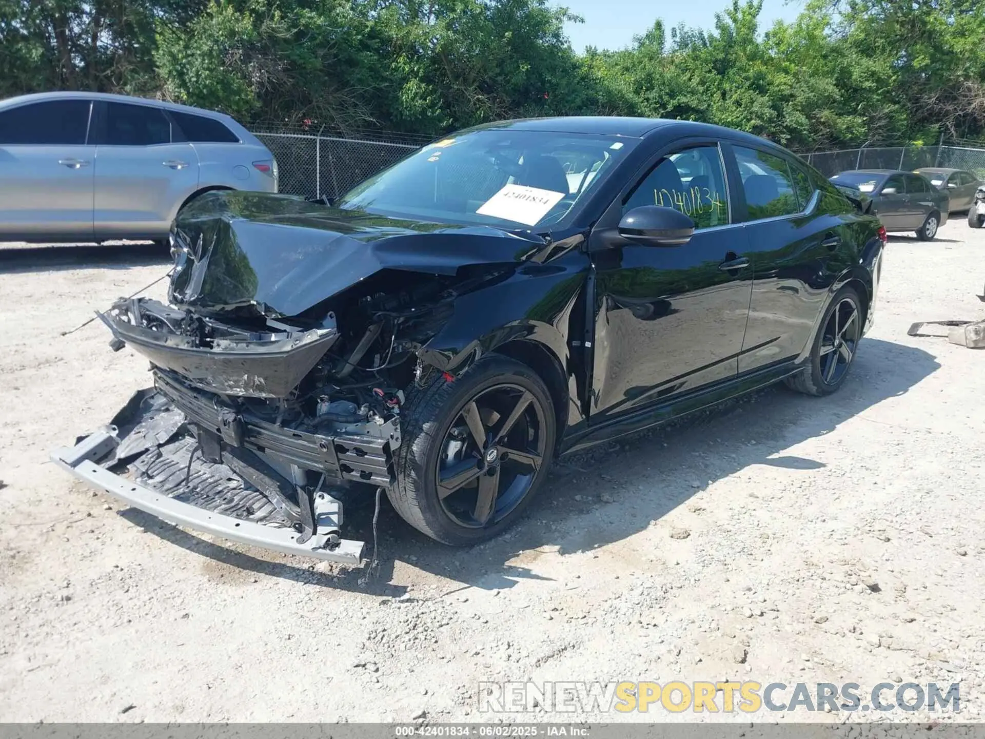 2 Photograph of a damaged car 3N1AB8DV8NY315793 NISSAN SENTRA 2022