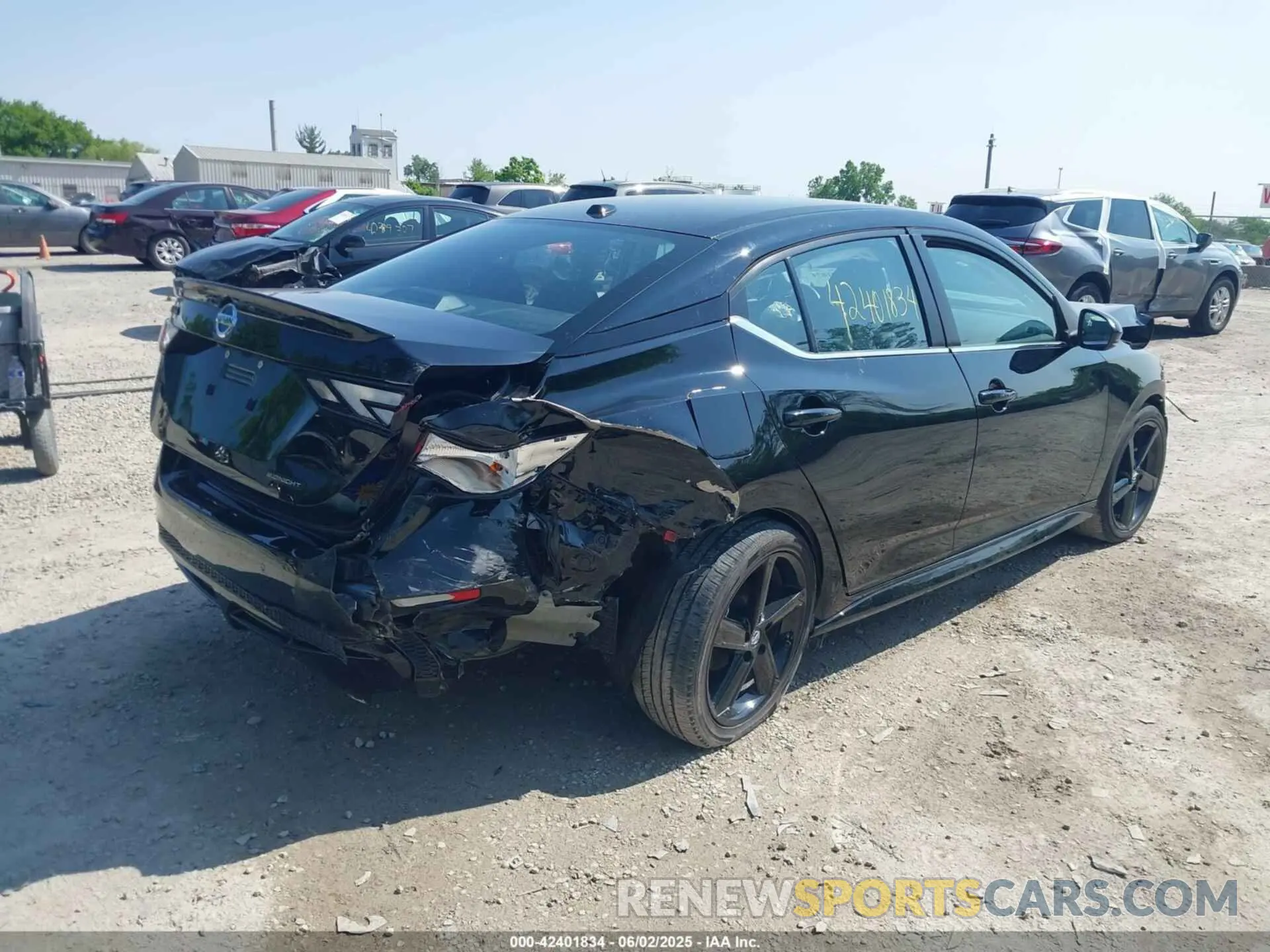 4 Photograph of a damaged car 3N1AB8DV8NY315793 NISSAN SENTRA 2022