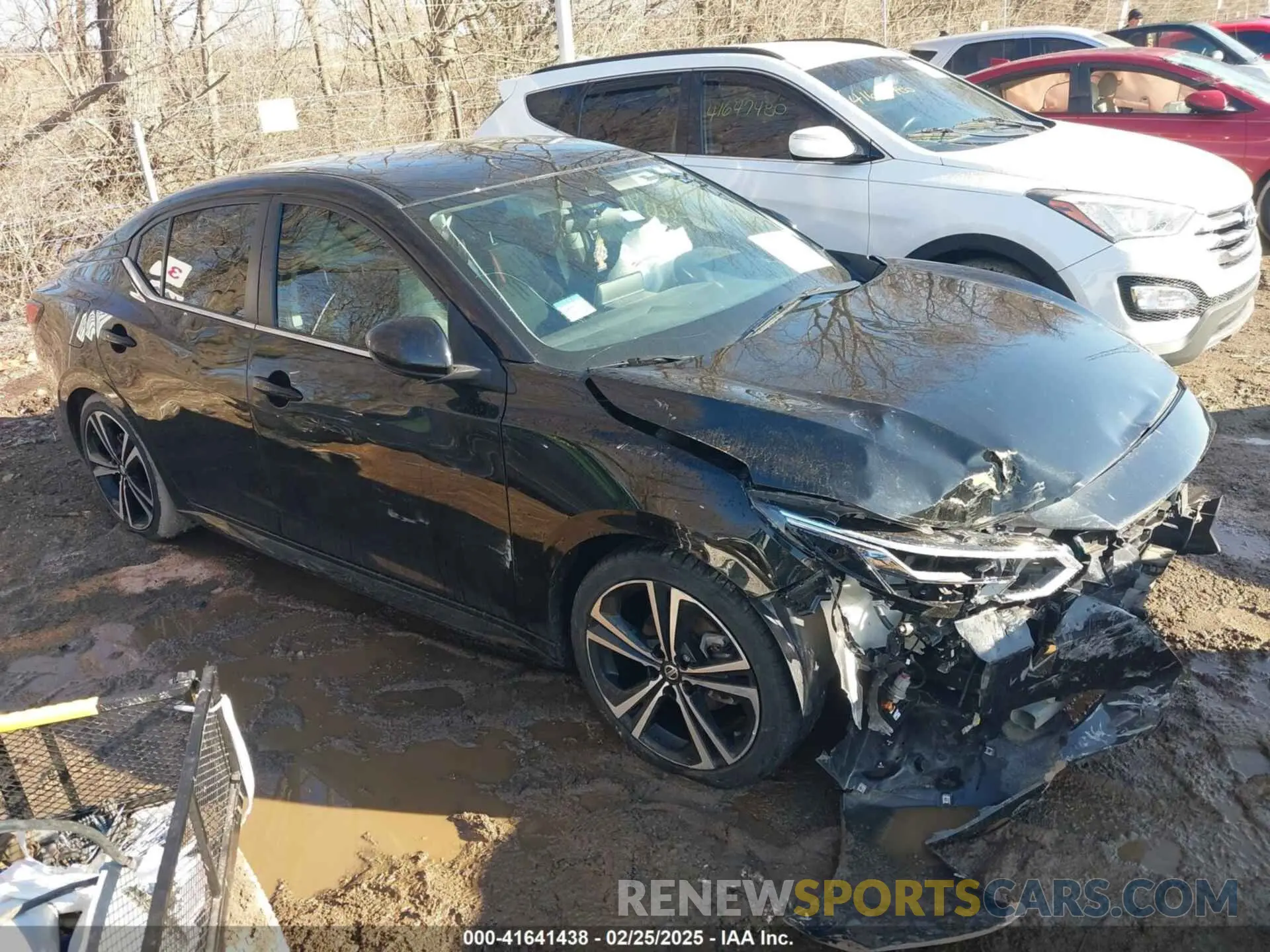 1 Photograph of a damaged car 3N1AB8DV9NY255426 NISSAN SENTRA 2022