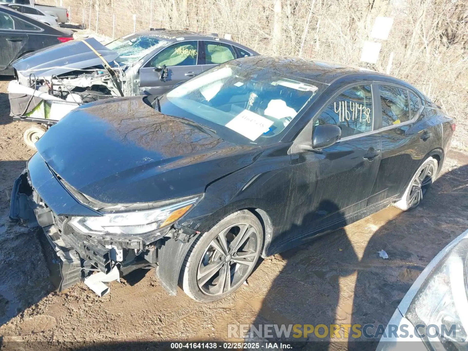 2 Photograph of a damaged car 3N1AB8DV9NY255426 NISSAN SENTRA 2022