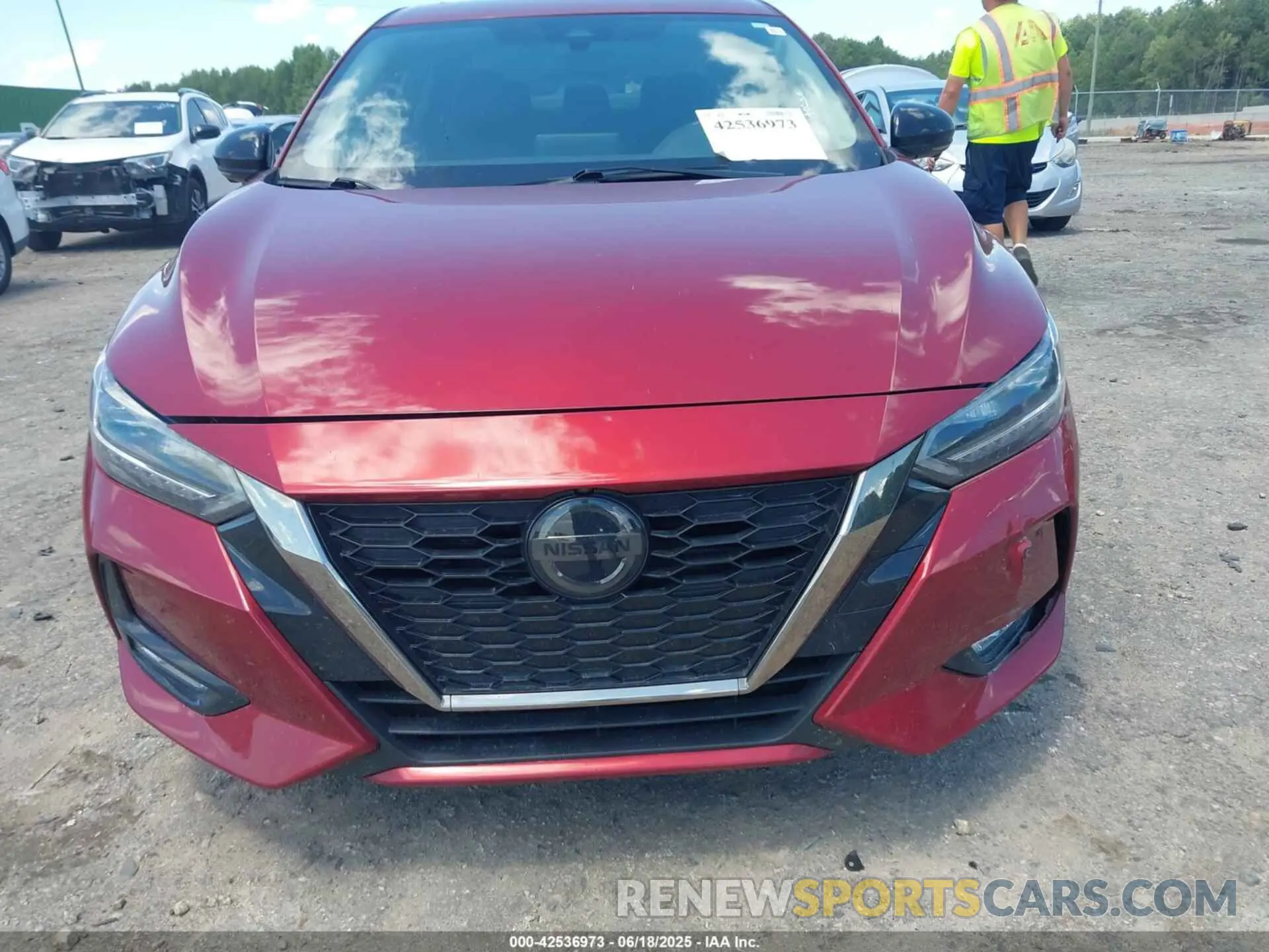 12 Photograph of a damaged car 3N1AB8DV9NY256723 NISSAN SENTRA 2022