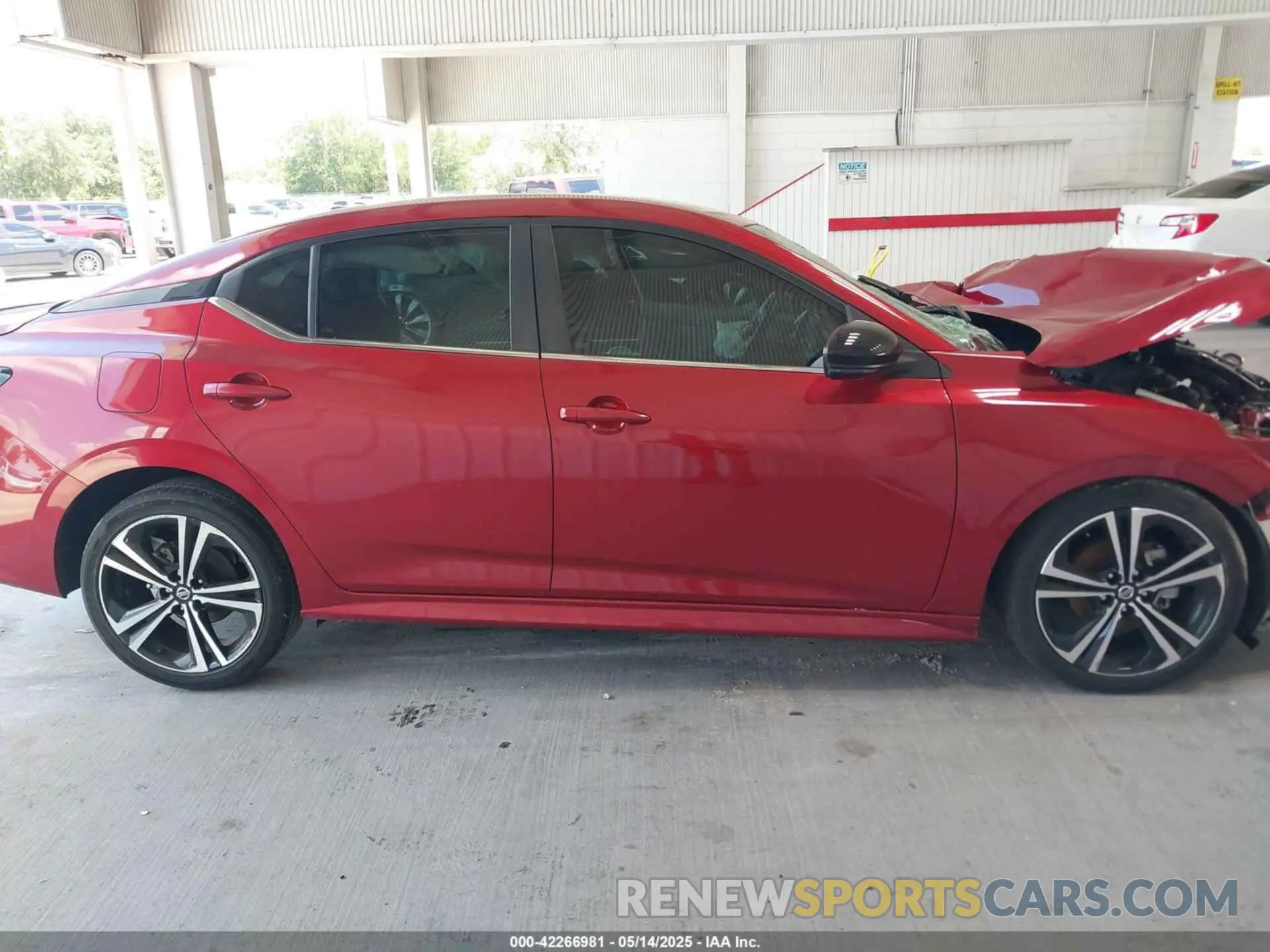 12 Photograph of a damaged car 3N1AB8DVXNY213833 NISSAN SENTRA 2022