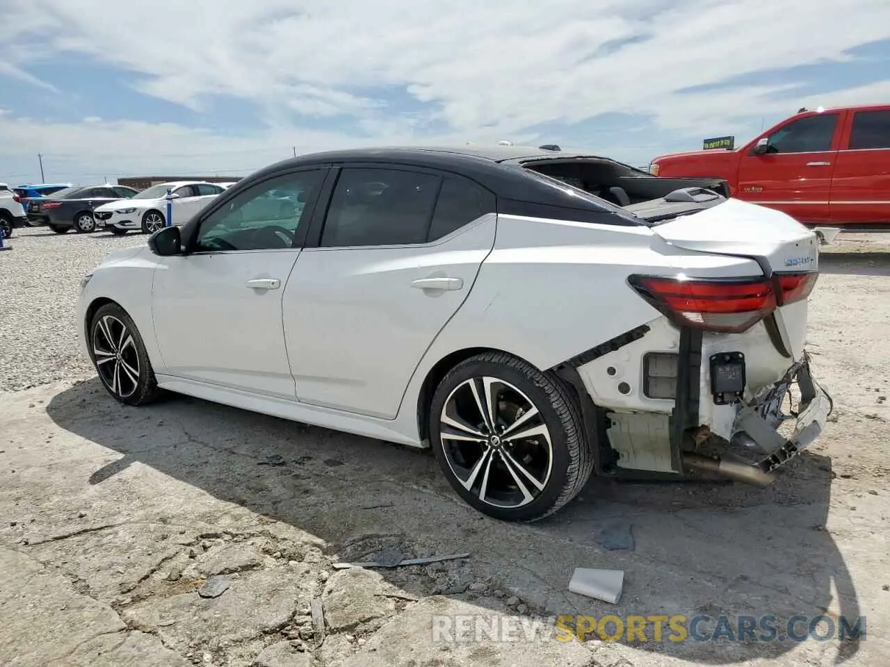 2 Photograph of a damaged car 3N1AB8DVXNY259324 NISSAN SENTRA 2022