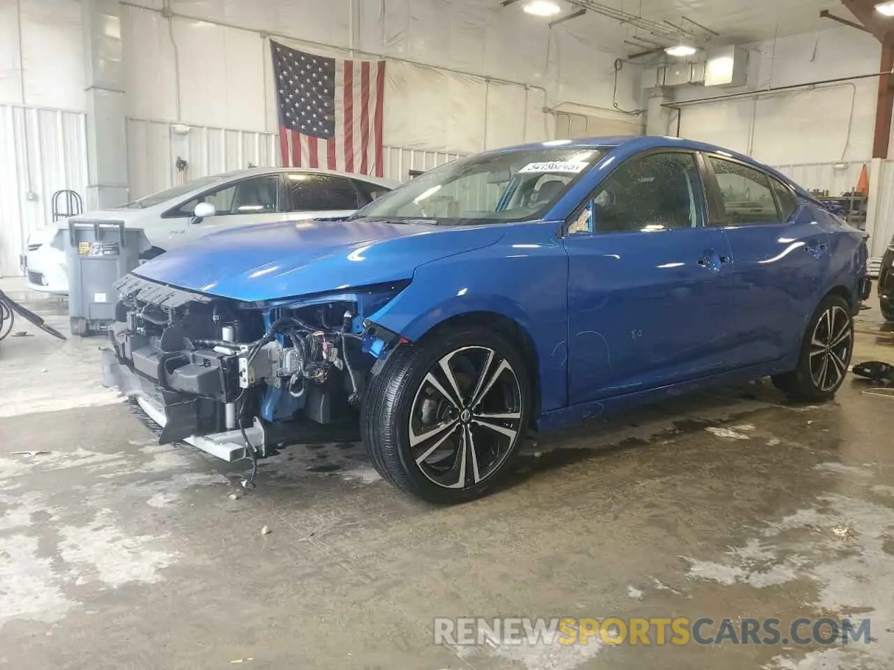 1 Photograph of a damaged car 3N1AB8DVXNY263728 NISSAN SENTRA 2022