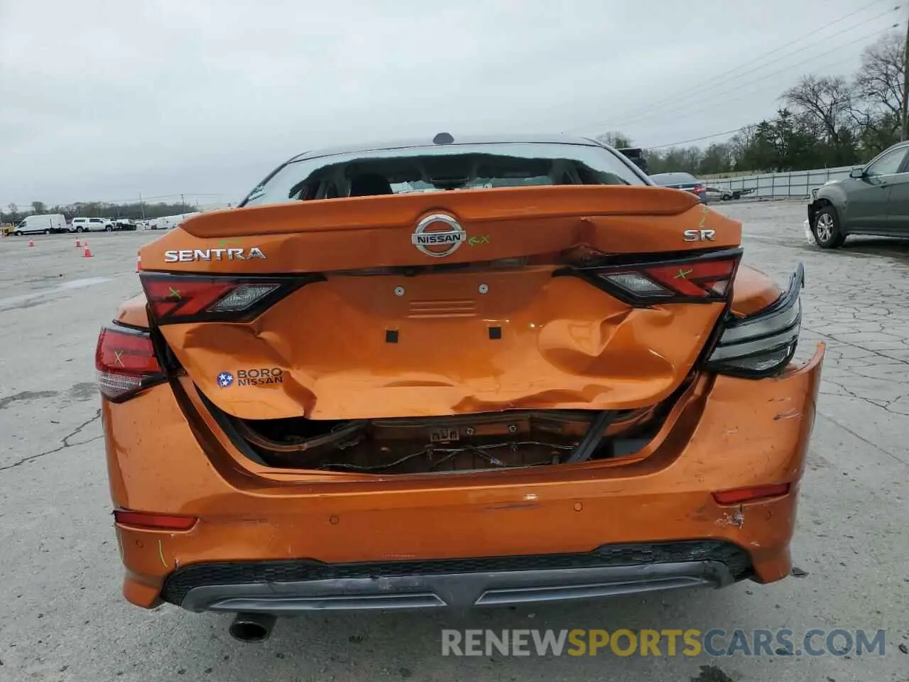 6 Photograph of a damaged car 3N1AB8DVXNY302110 NISSAN SENTRA 2022