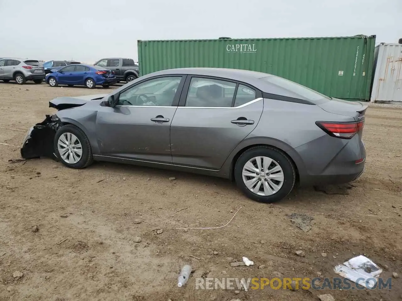 2 Photograph of a damaged car 3N1AB8BV0PY242439 NISSAN SENTRA 2023