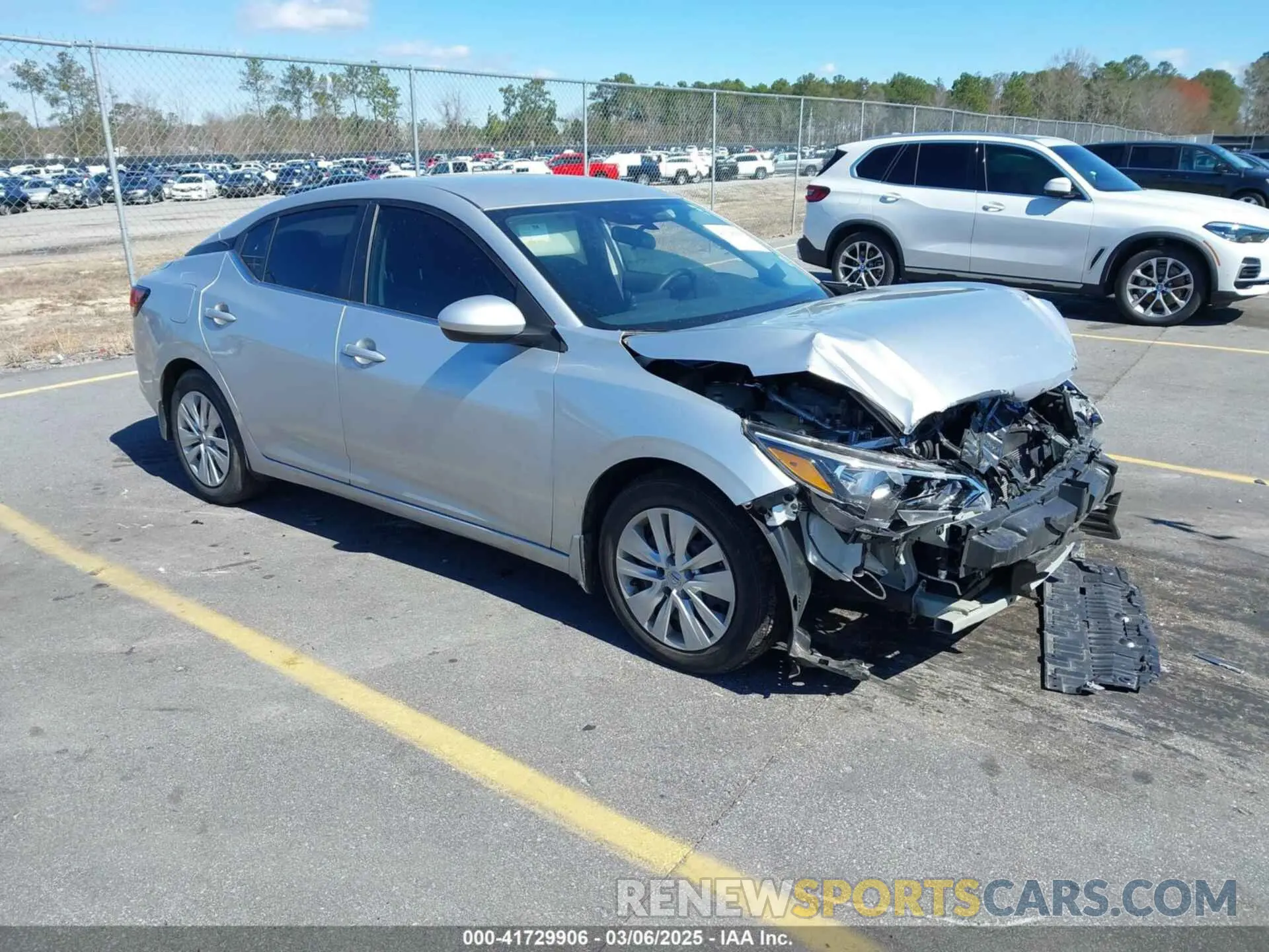 1 Photograph of a damaged car 3N1AB8BV0PY273691 NISSAN SENTRA 2023