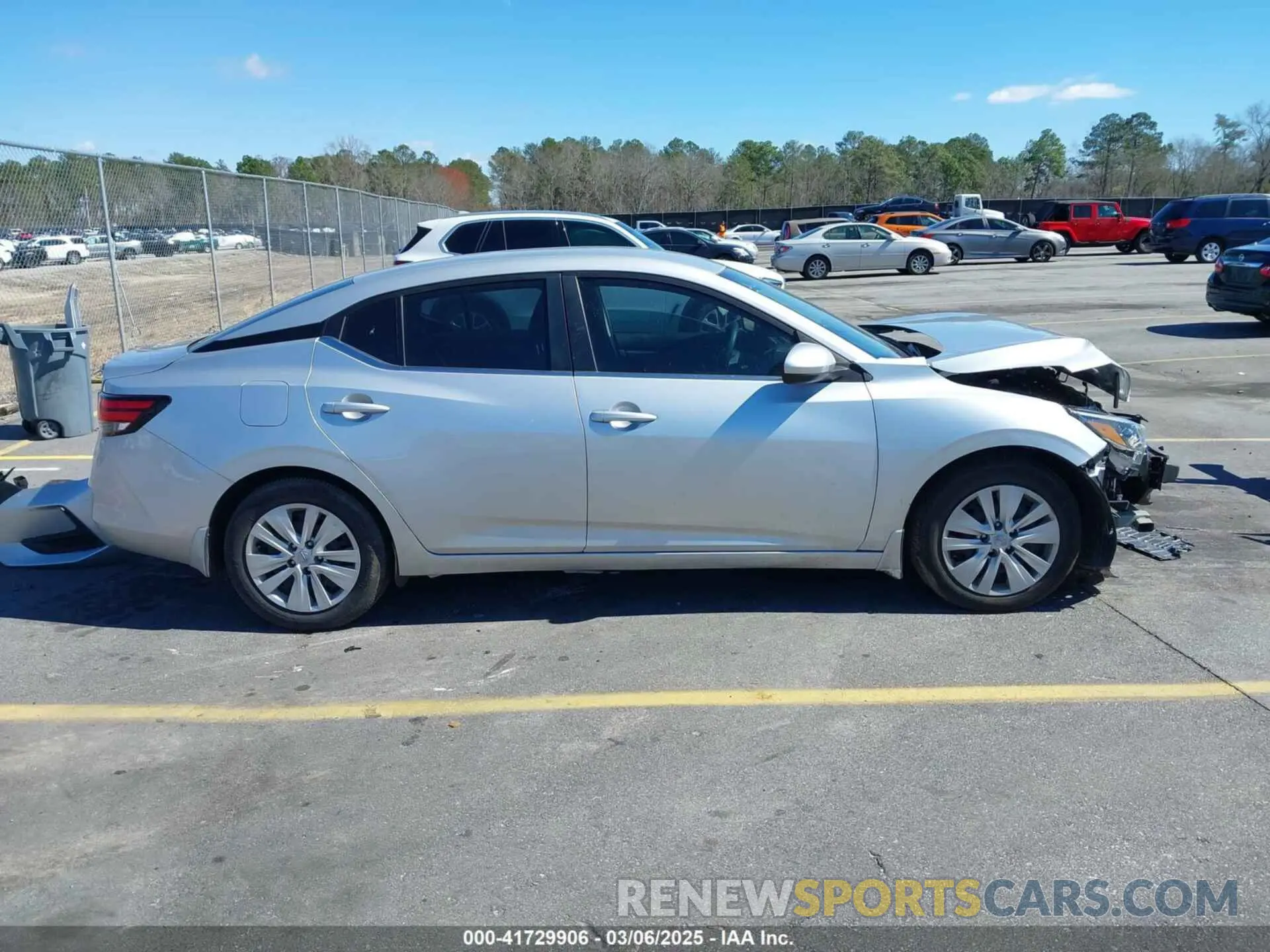 14 Photograph of a damaged car 3N1AB8BV0PY273691 NISSAN SENTRA 2023
