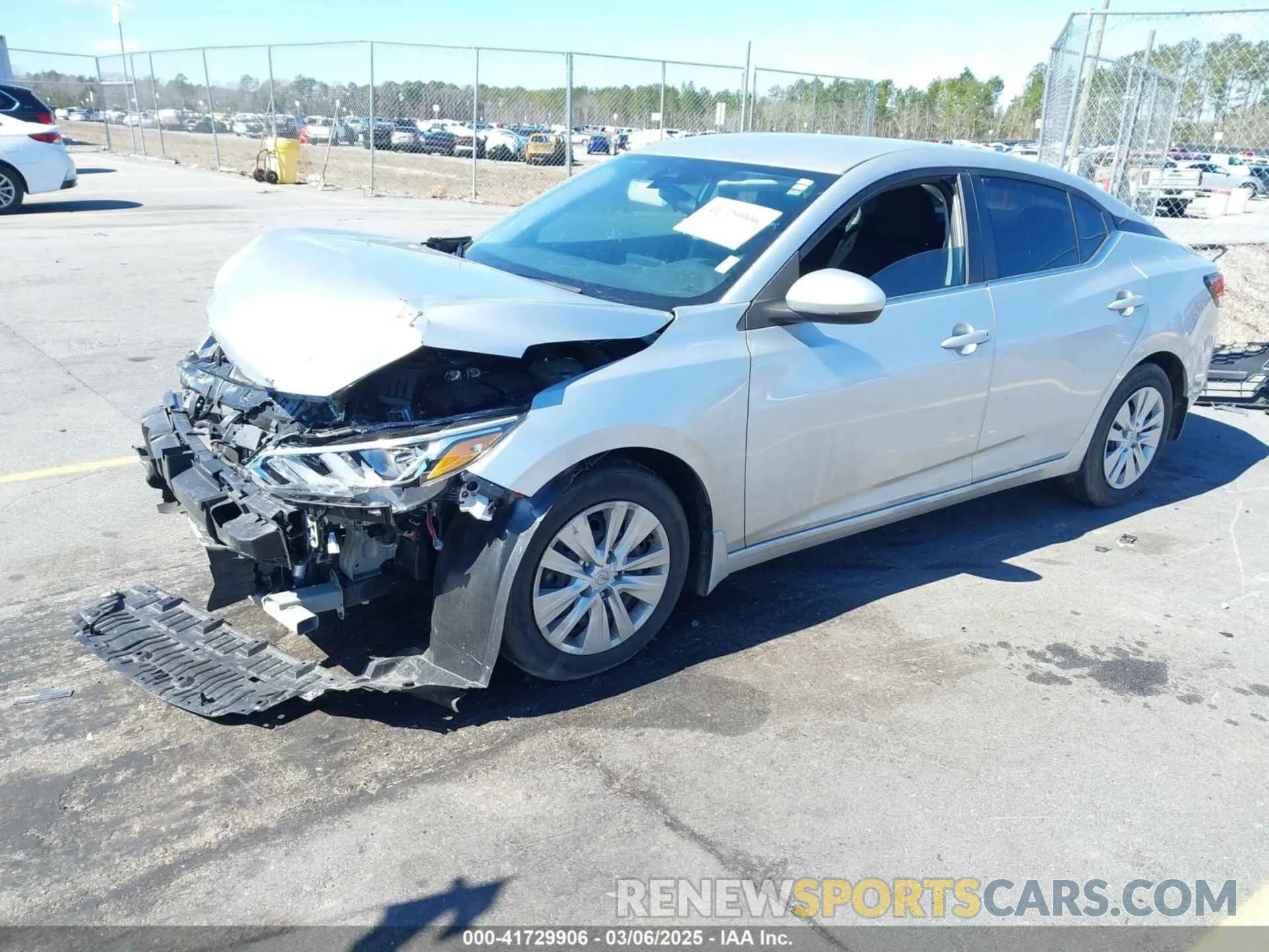 2 Photograph of a damaged car 3N1AB8BV0PY273691 NISSAN SENTRA 2023