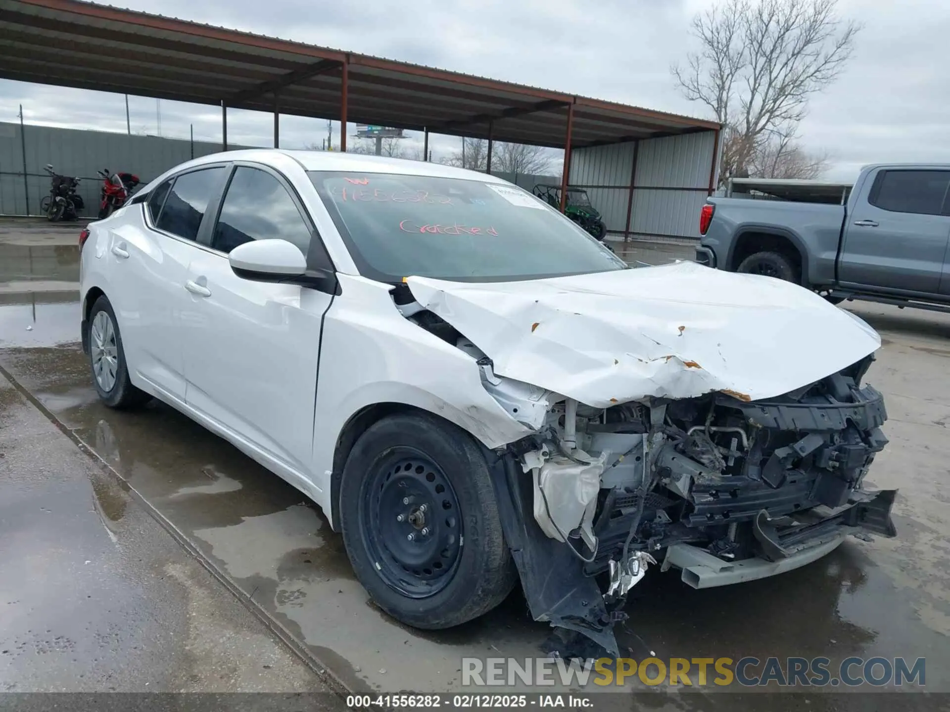1 Photograph of a damaged car 3N1AB8BV0PY298512 NISSAN SENTRA 2023