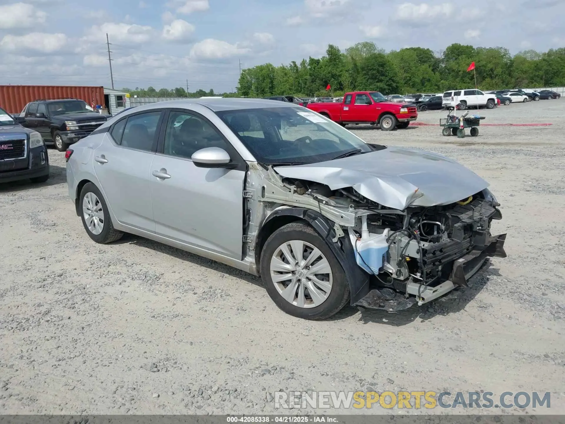1 Photograph of a damaged car 3N1AB8BV0PY323537 NISSAN SENTRA 2023