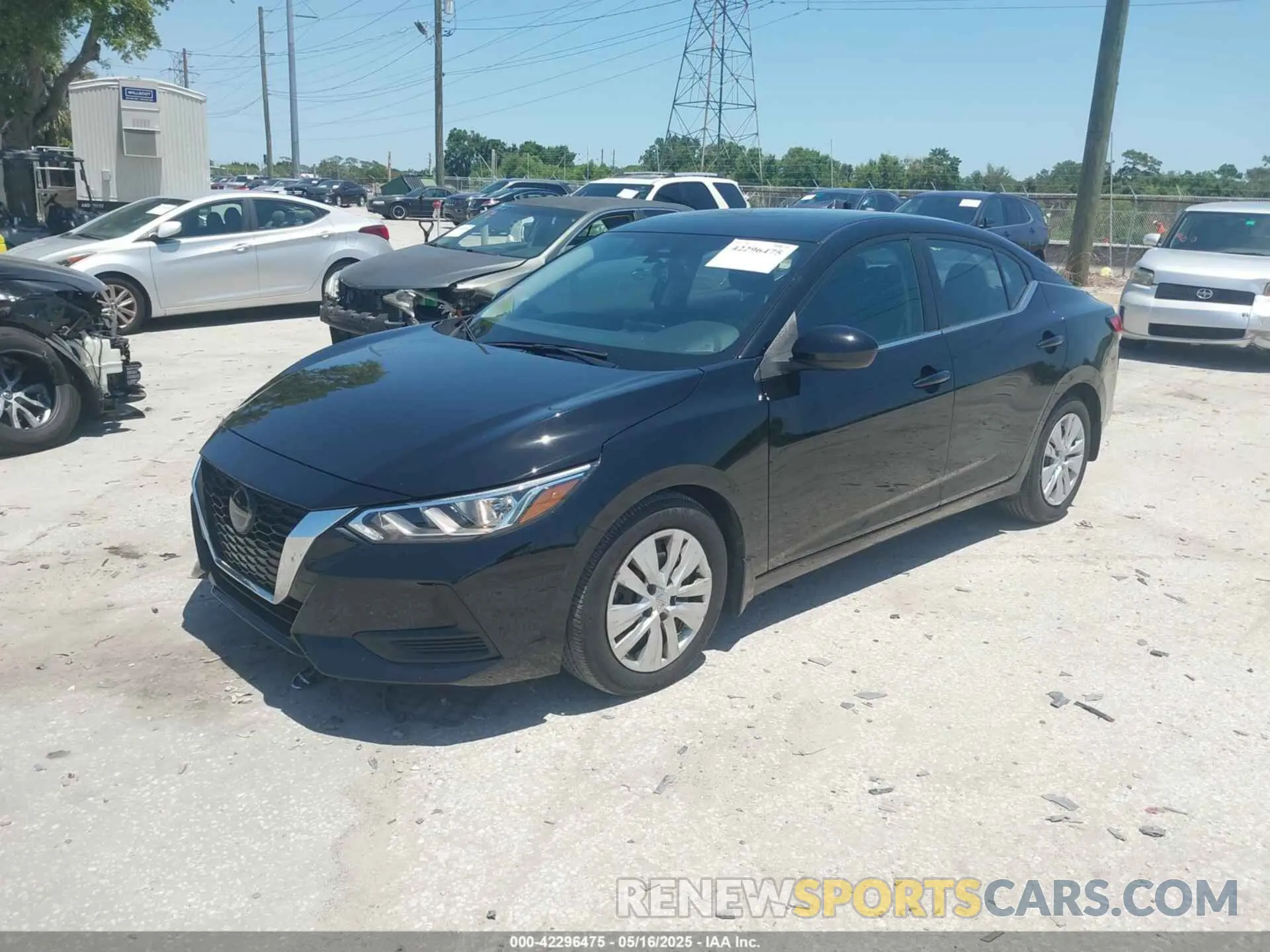 2 Photograph of a damaged car 3N1AB8BV1PY293089 NISSAN SENTRA 2023