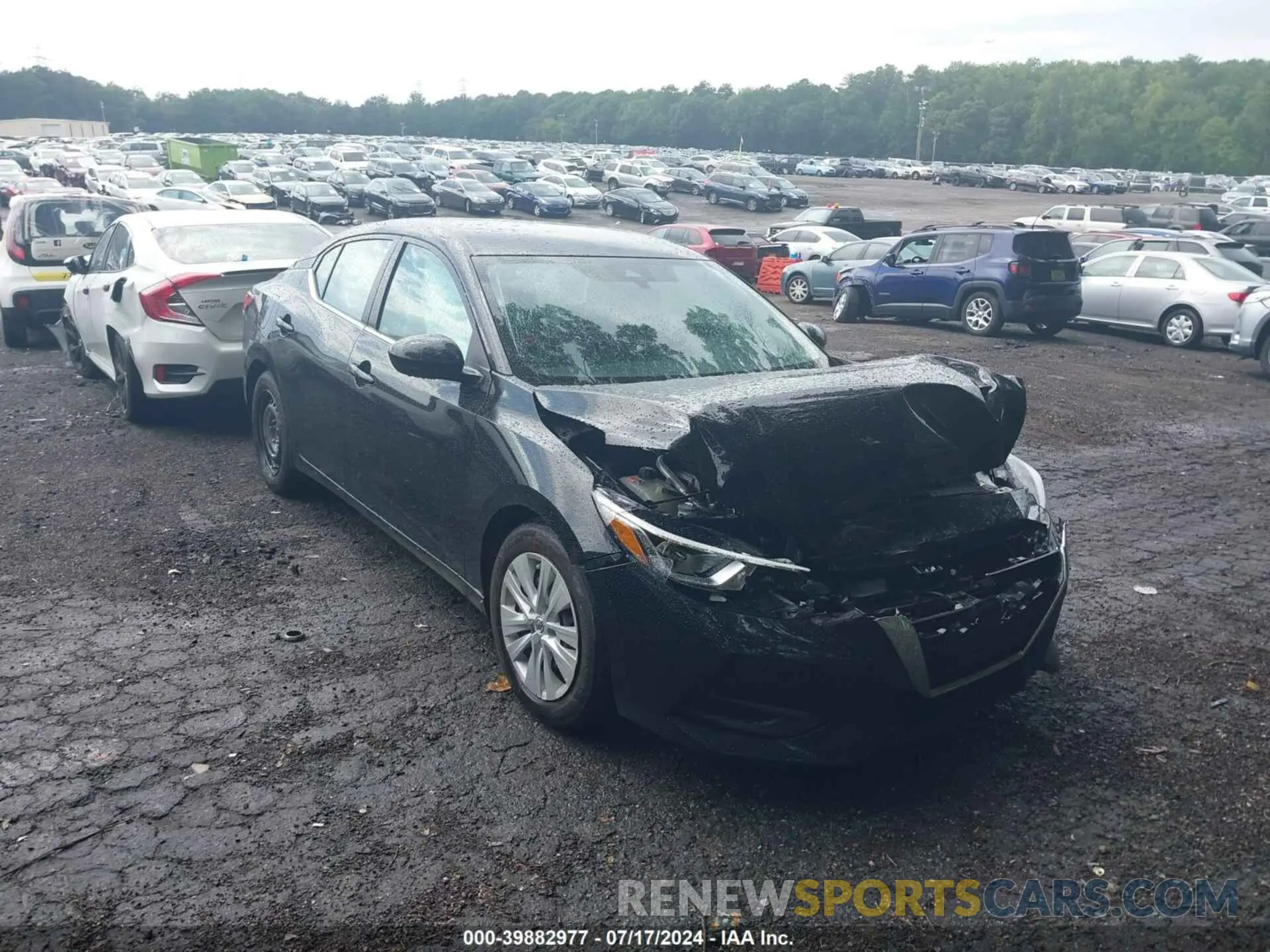1 Photograph of a damaged car 3N1AB8BV1PY310215 NISSAN SENTRA 2023