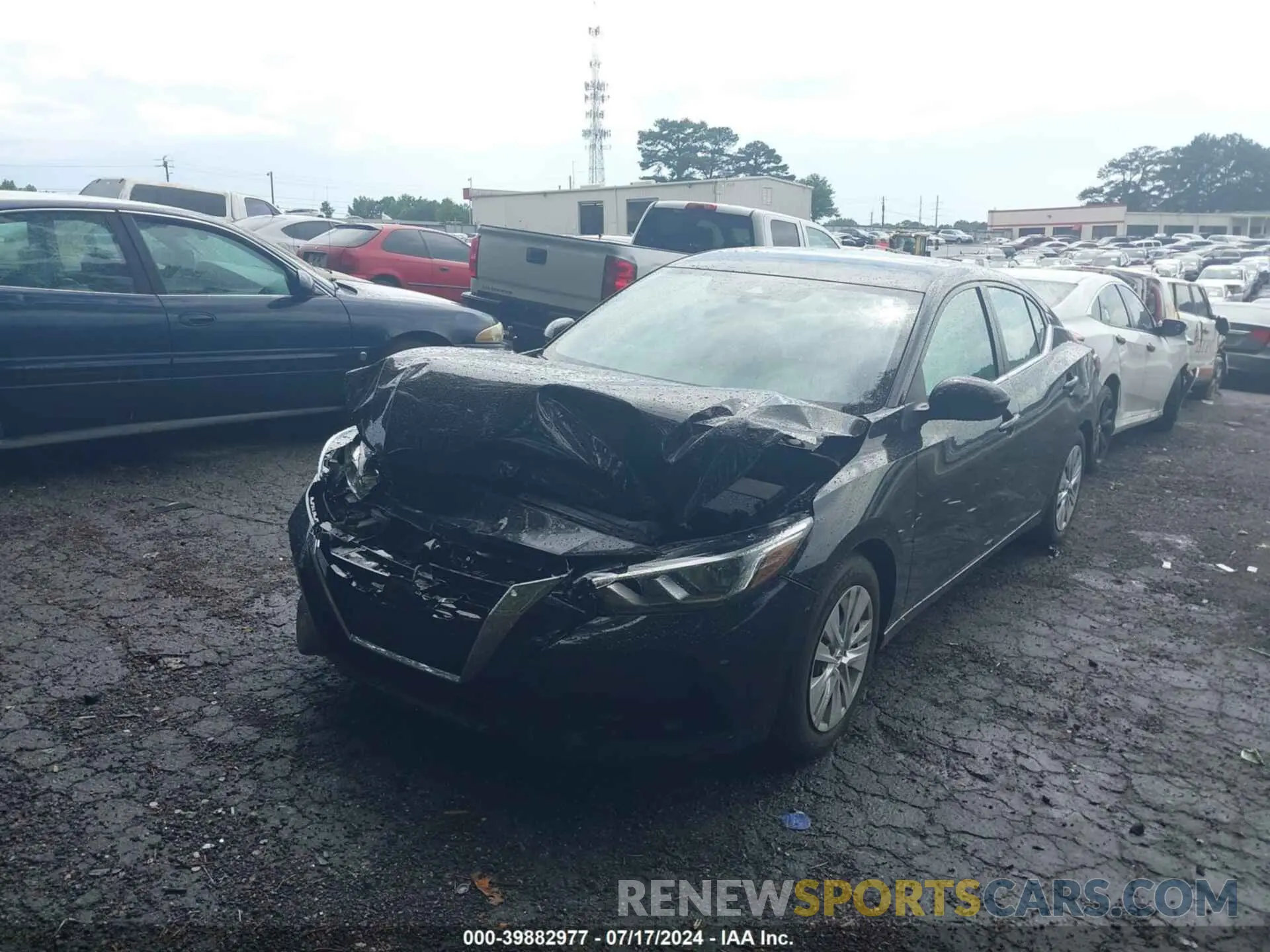 2 Photograph of a damaged car 3N1AB8BV1PY310215 NISSAN SENTRA 2023