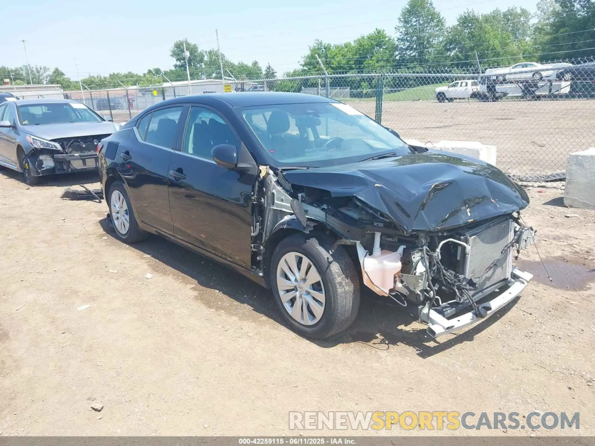 1 Photograph of a damaged car 3N1AB8BV2PY310966 NISSAN SENTRA 2023