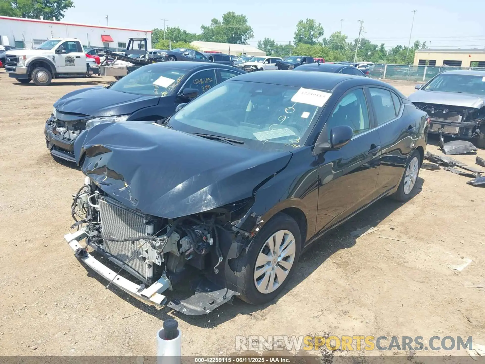 2 Photograph of a damaged car 3N1AB8BV2PY310966 NISSAN SENTRA 2023
