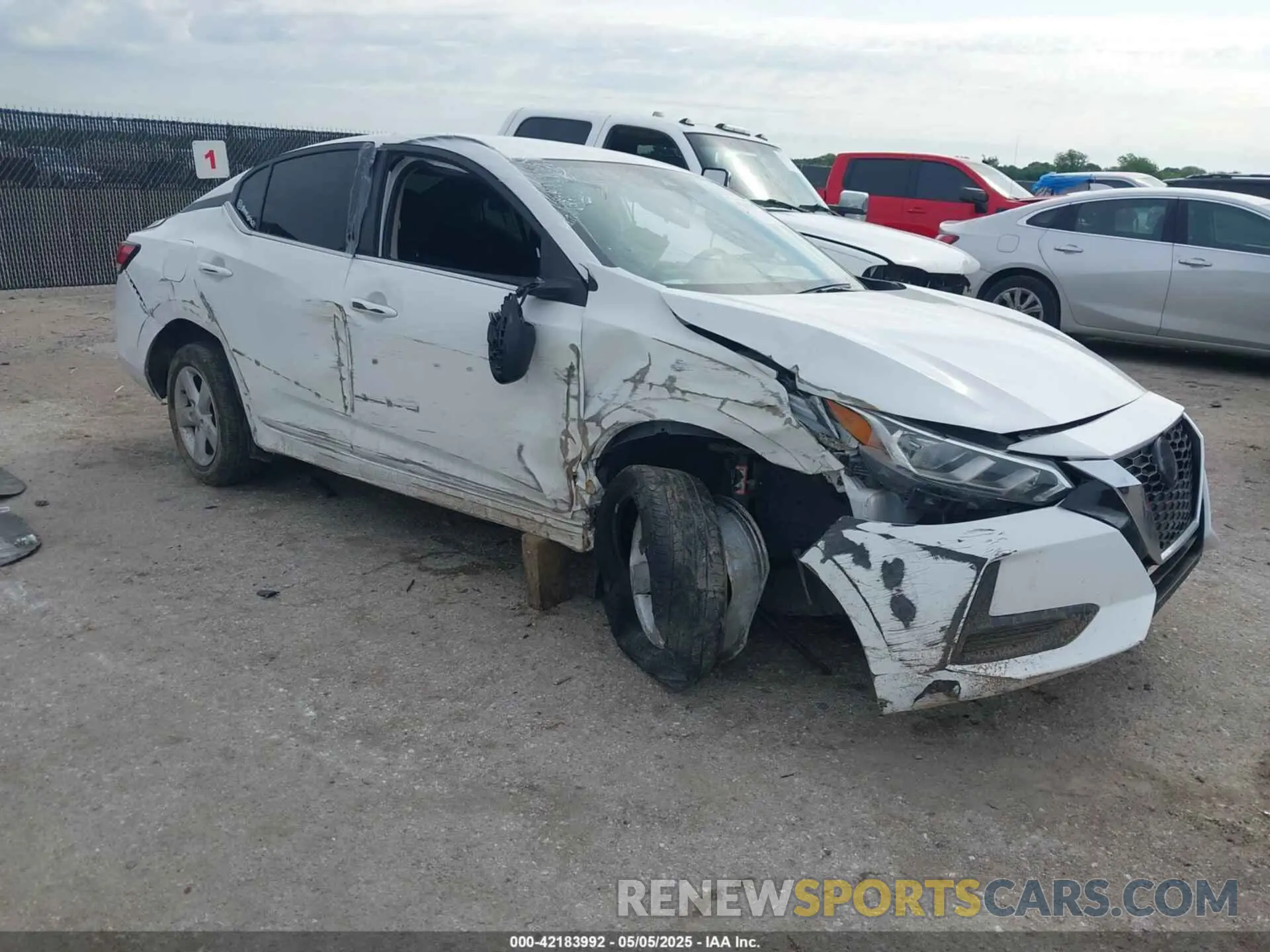 1 Photograph of a damaged car 3N1AB8BV3PY292087 NISSAN SENTRA 2023