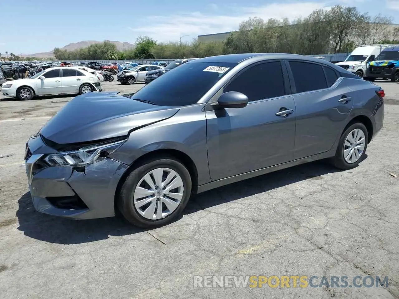 1 Photograph of a damaged car 3N1AB8BV3PY295314 NISSAN SENTRA 2023