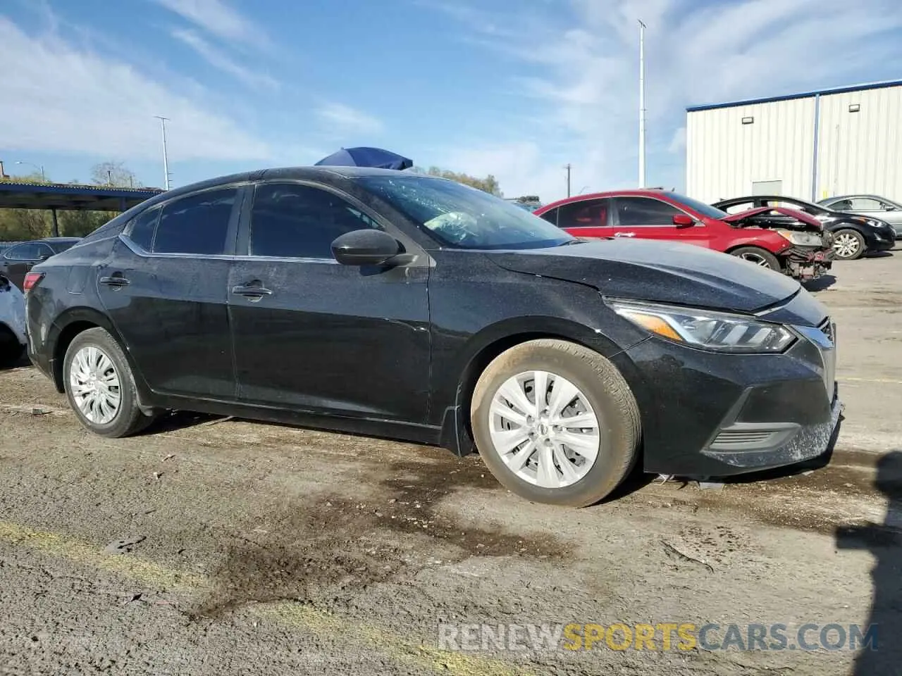 4 Photograph of a damaged car 3N1AB8BV4PY287948 NISSAN SENTRA 2023