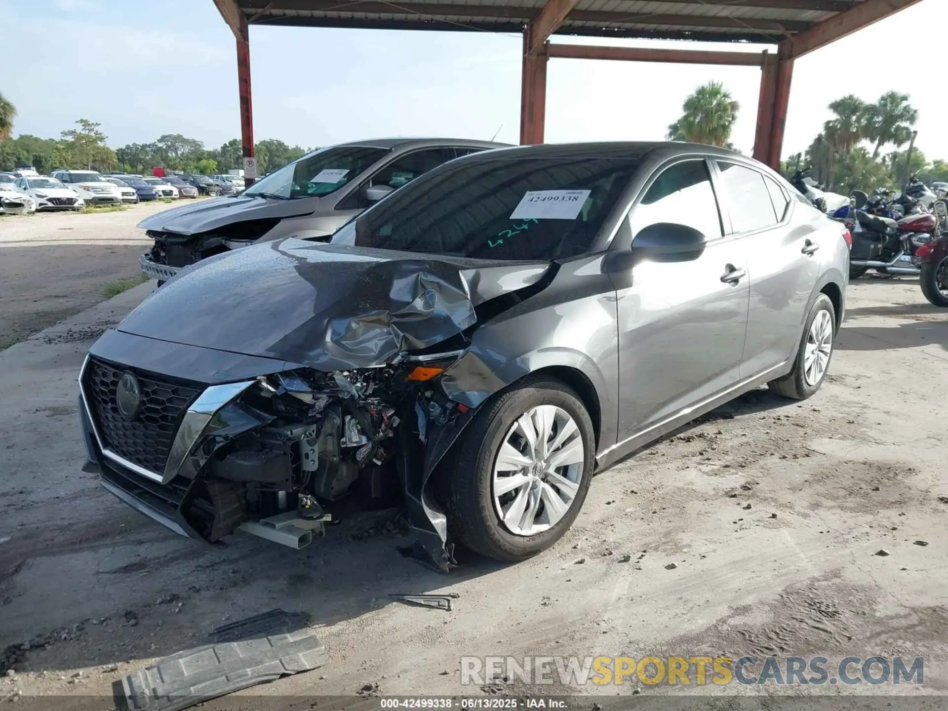 2 Photograph of a damaged car 3N1AB8BV5PY303672 NISSAN SENTRA 2023