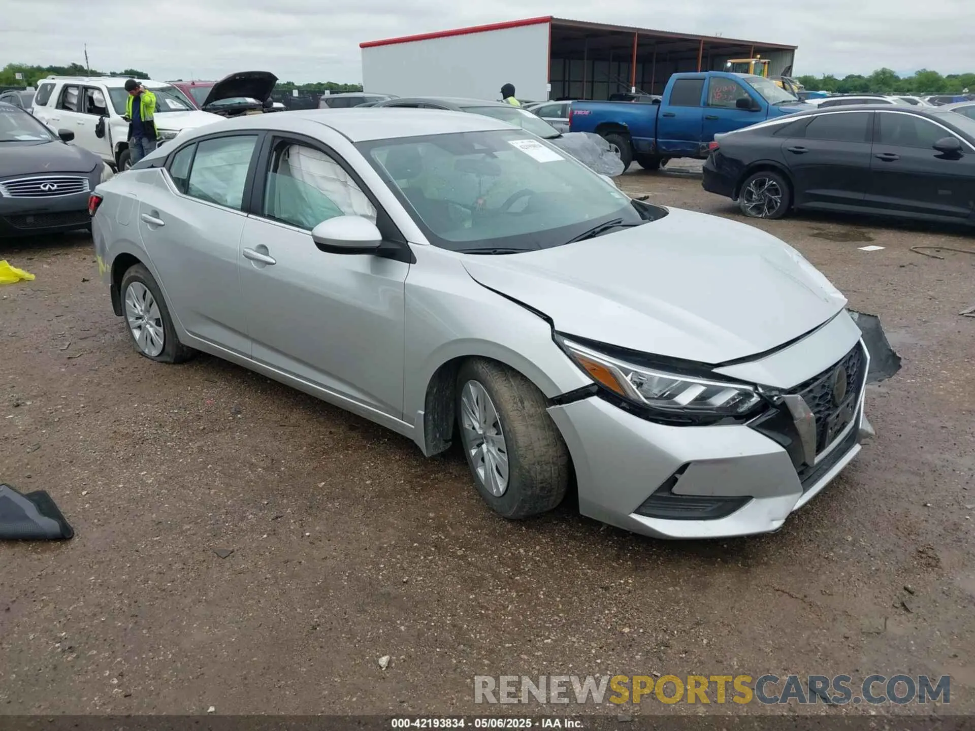 1 Photograph of a damaged car 3N1AB8BV5PY319709 NISSAN SENTRA 2023
