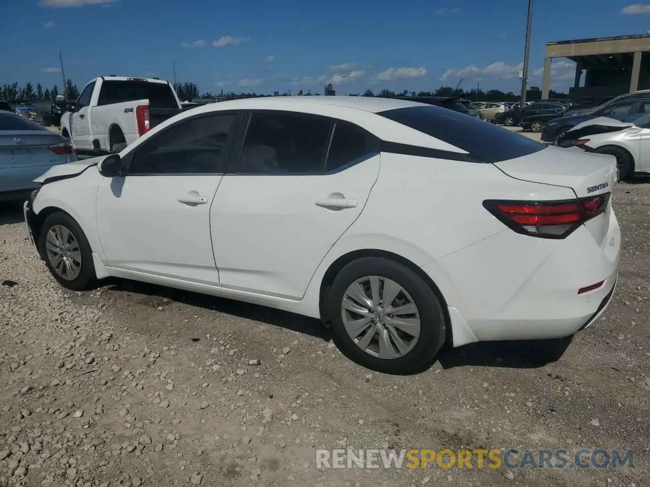 2 Photograph of a damaged car 3N1AB8BV6PY284632 NISSAN SENTRA 2023