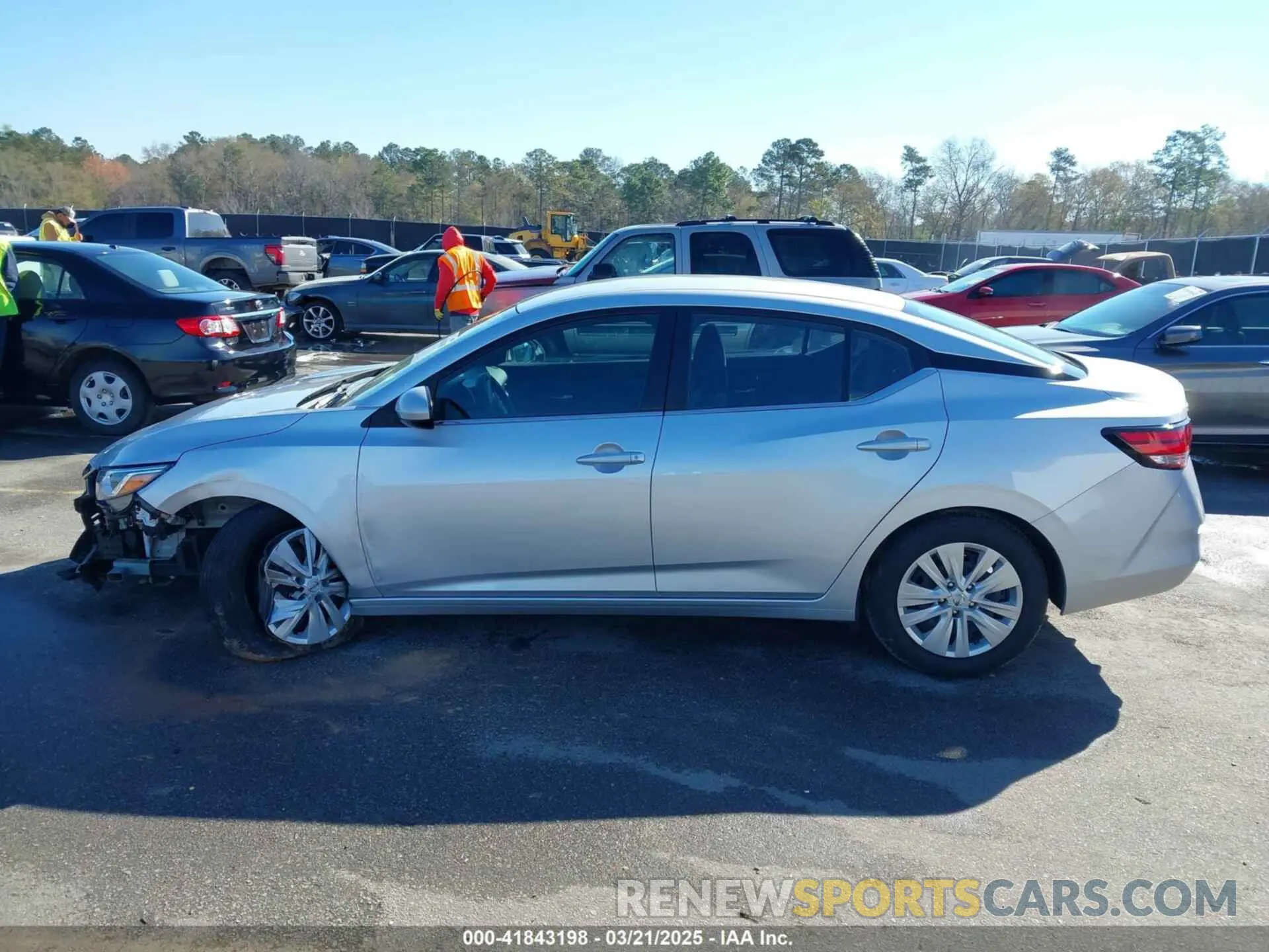 14 Photograph of a damaged car 3N1AB8BV7PY228070 NISSAN SENTRA 2023