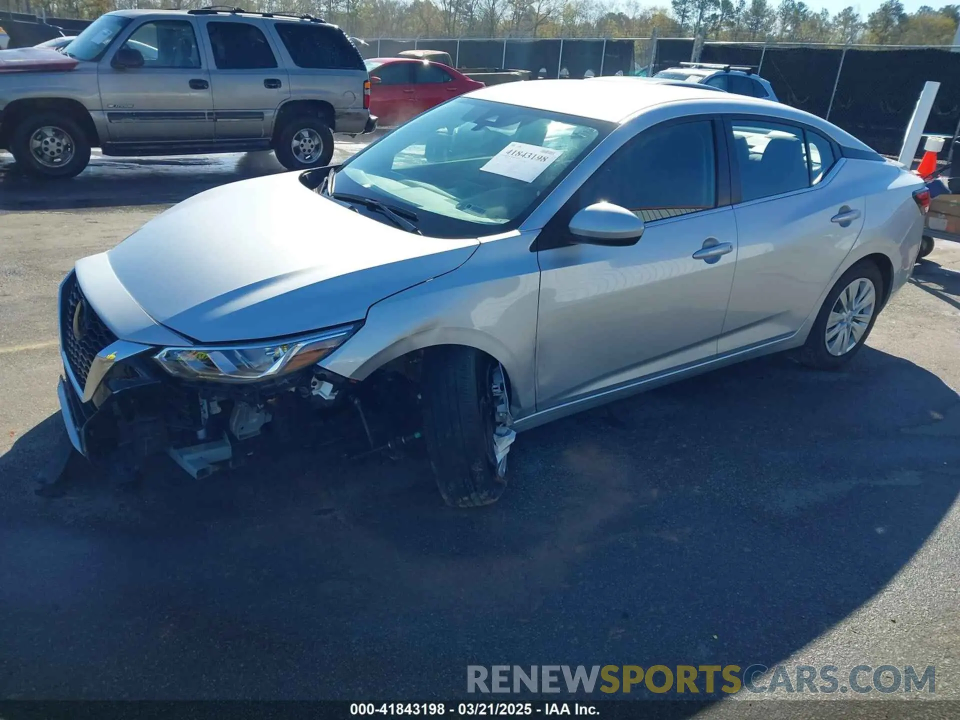 2 Photograph of a damaged car 3N1AB8BV7PY228070 NISSAN SENTRA 2023