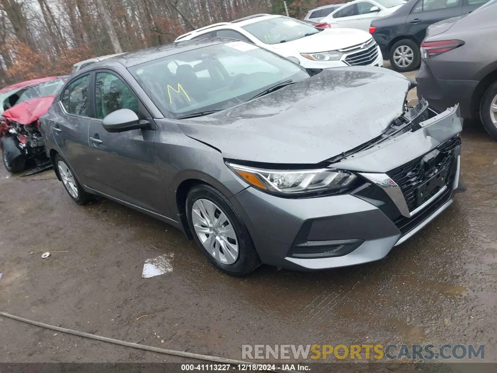 1 Photograph of a damaged car 3N1AB8BV7PY276636 NISSAN SENTRA 2023