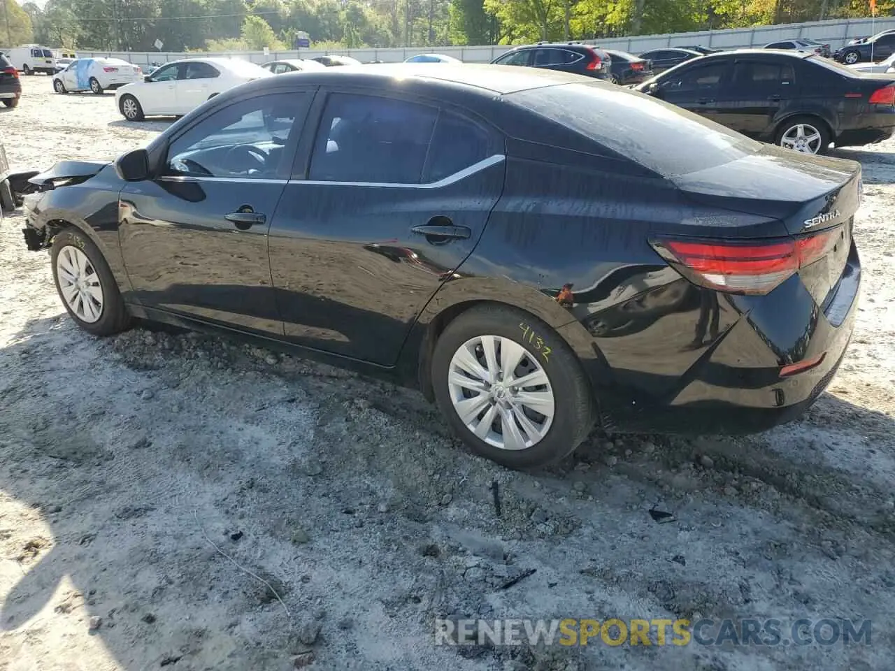 2 Photograph of a damaged car 3N1AB8BV7PY295946 NISSAN SENTRA 2023