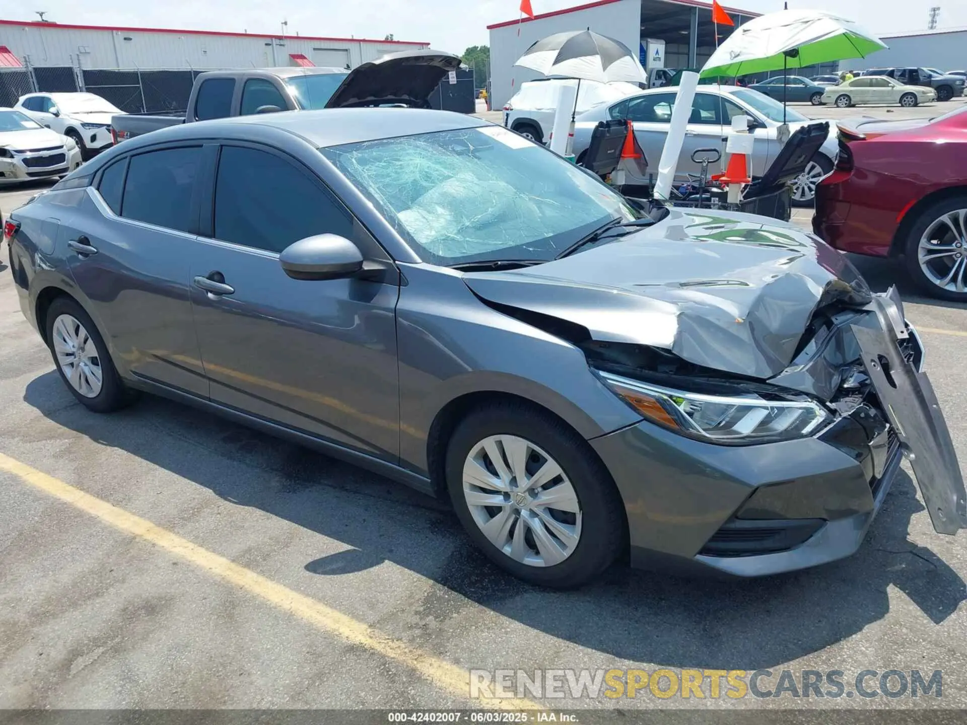 1 Photograph of a damaged car 3N1AB8BV8PY303729 NISSAN SENTRA 2023