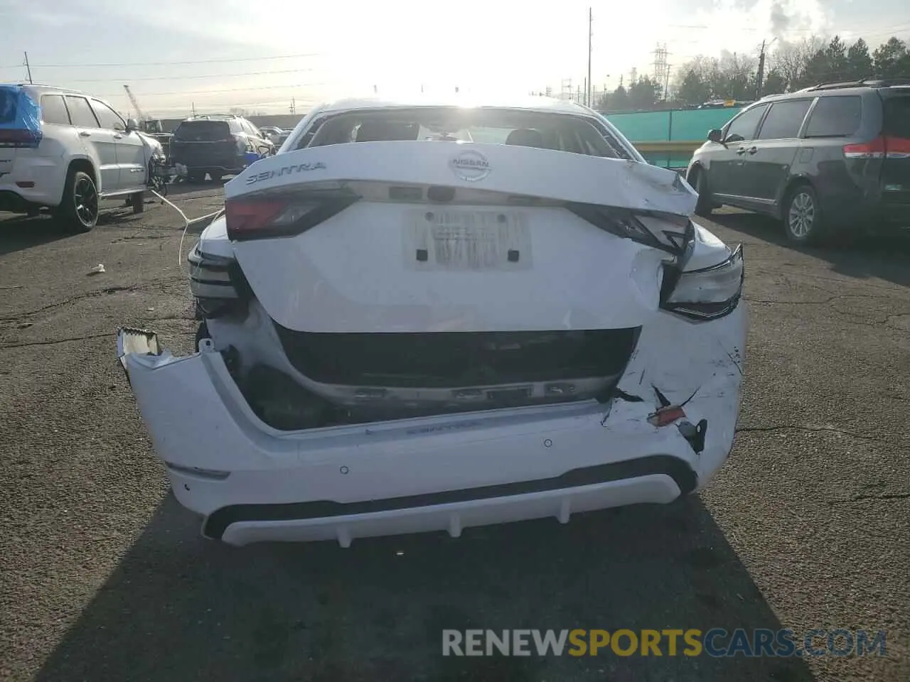 6 Photograph of a damaged car 3N1AB8BV8PY306078 NISSAN SENTRA 2023