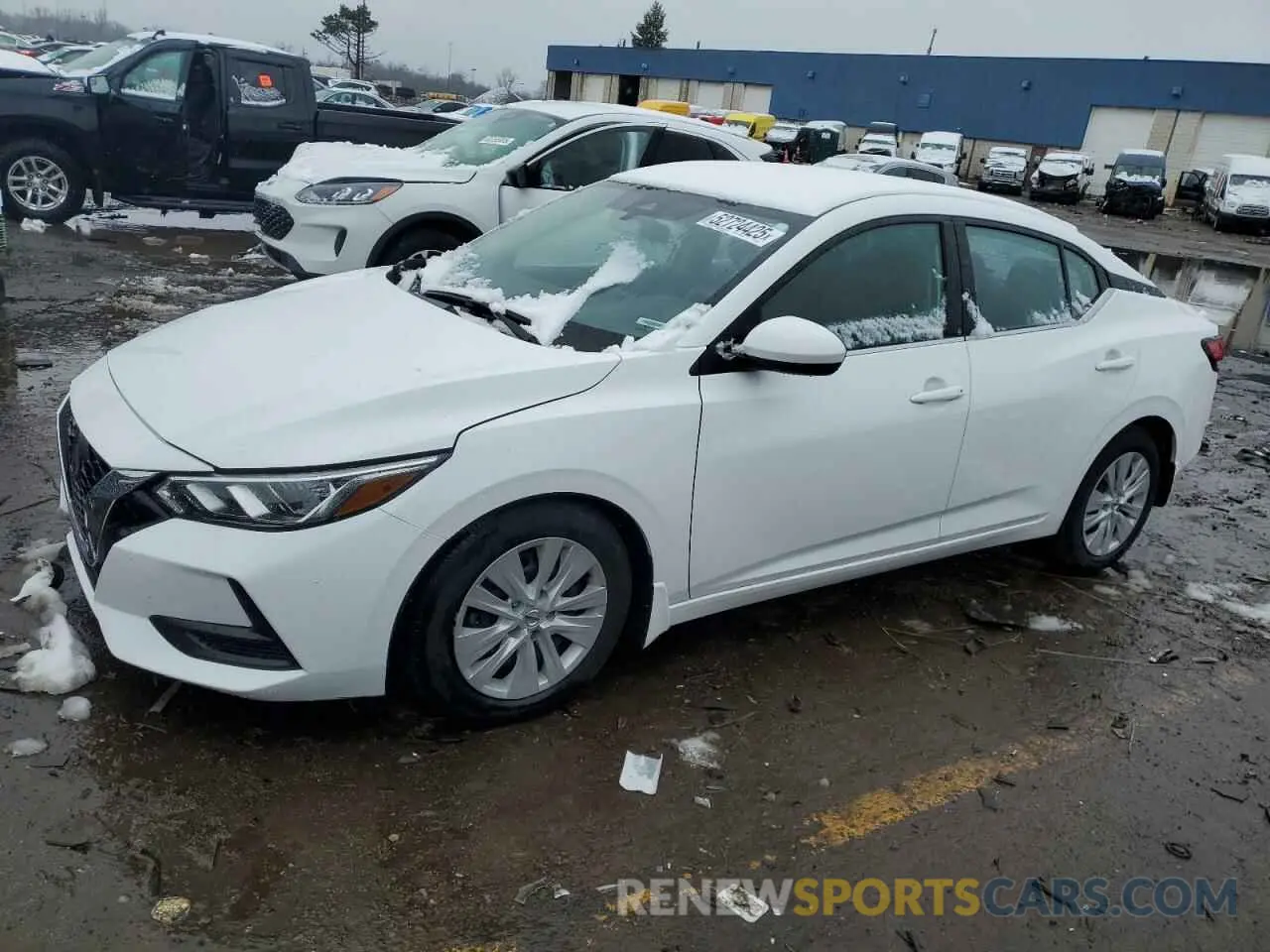 1 Photograph of a damaged car 3N1AB8BVXPY287291 NISSAN SENTRA 2023