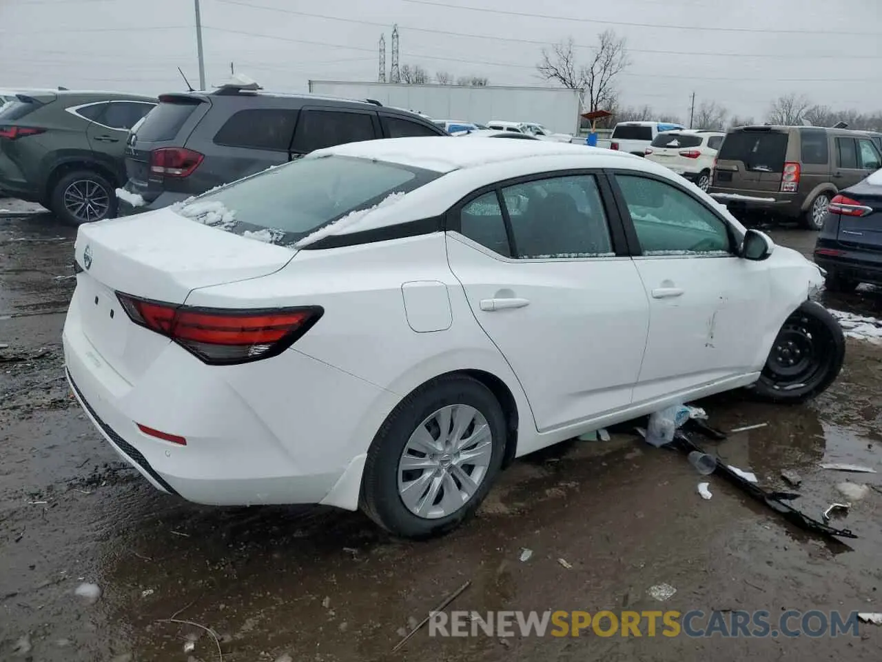 3 Photograph of a damaged car 3N1AB8BVXPY287291 NISSAN SENTRA 2023