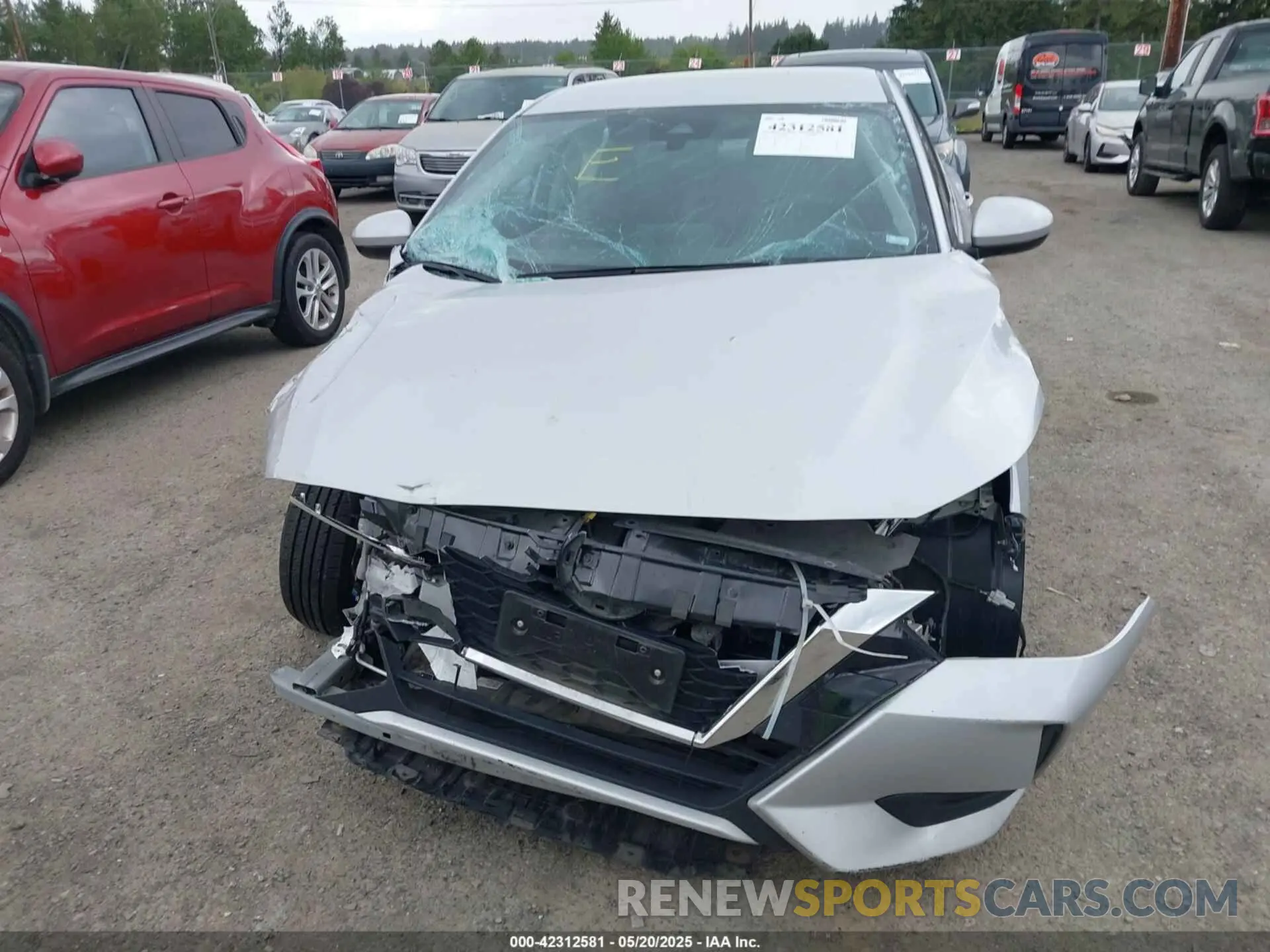 13 Photograph of a damaged car 3N1AB8CV0PY251740 NISSAN SENTRA 2023