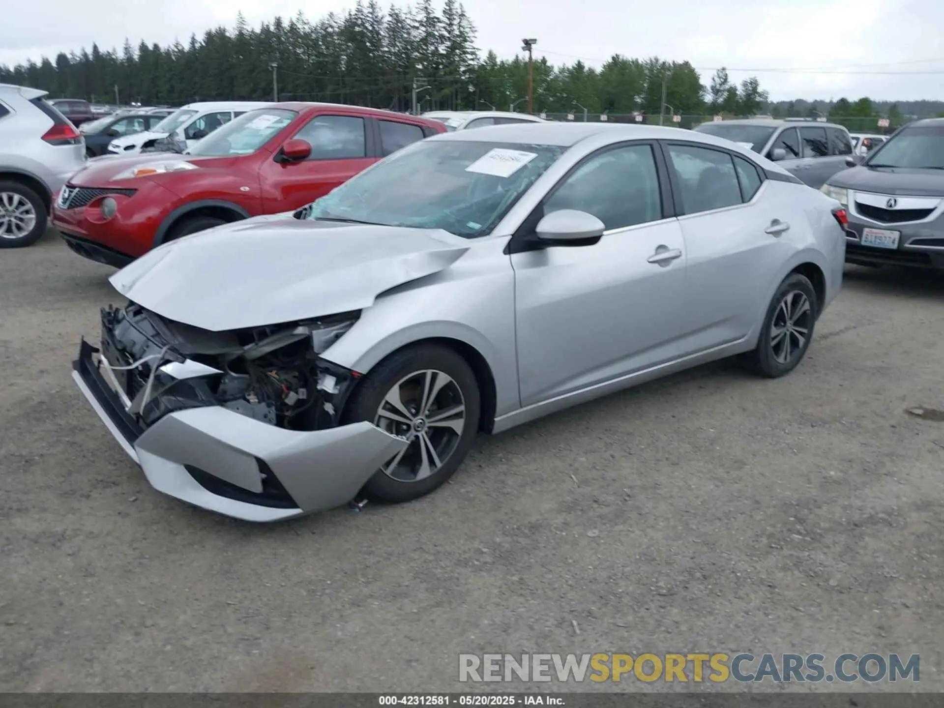 2 Photograph of a damaged car 3N1AB8CV0PY251740 NISSAN SENTRA 2023
