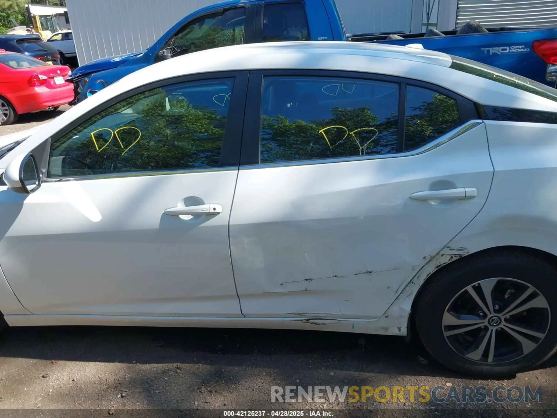 14 Photograph of a damaged car 3N1AB8CV0PY261345 NISSAN SENTRA 2023