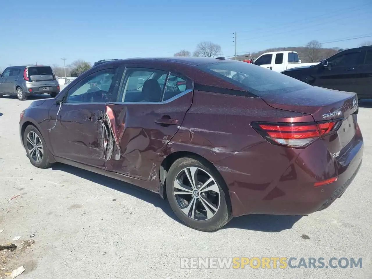 2 Photograph of a damaged car 3N1AB8CV0PY264486 NISSAN SENTRA 2023