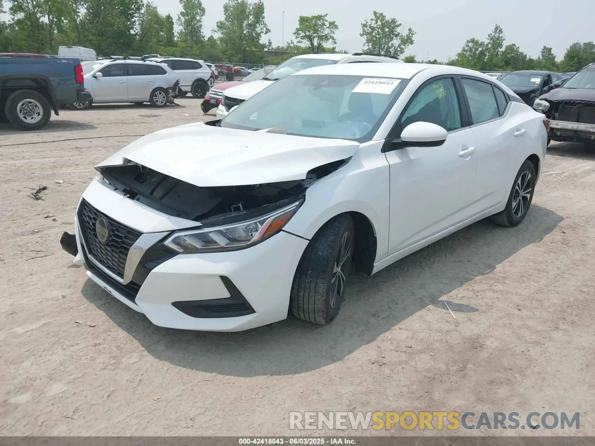 2 Photograph of a damaged car 3N1AB8CV0PY274290 NISSAN SENTRA 2023