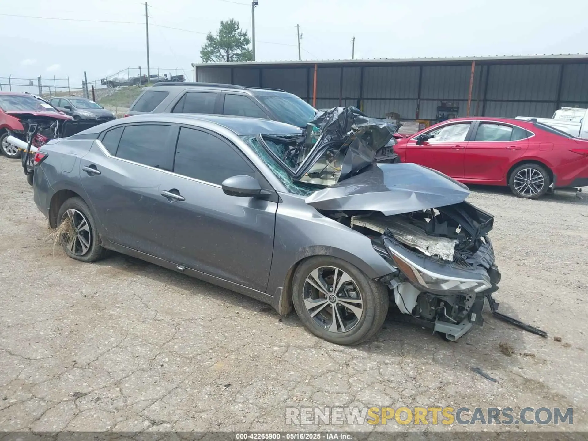 1 Photograph of a damaged car 3N1AB8CV0PY274855 NISSAN SENTRA 2023