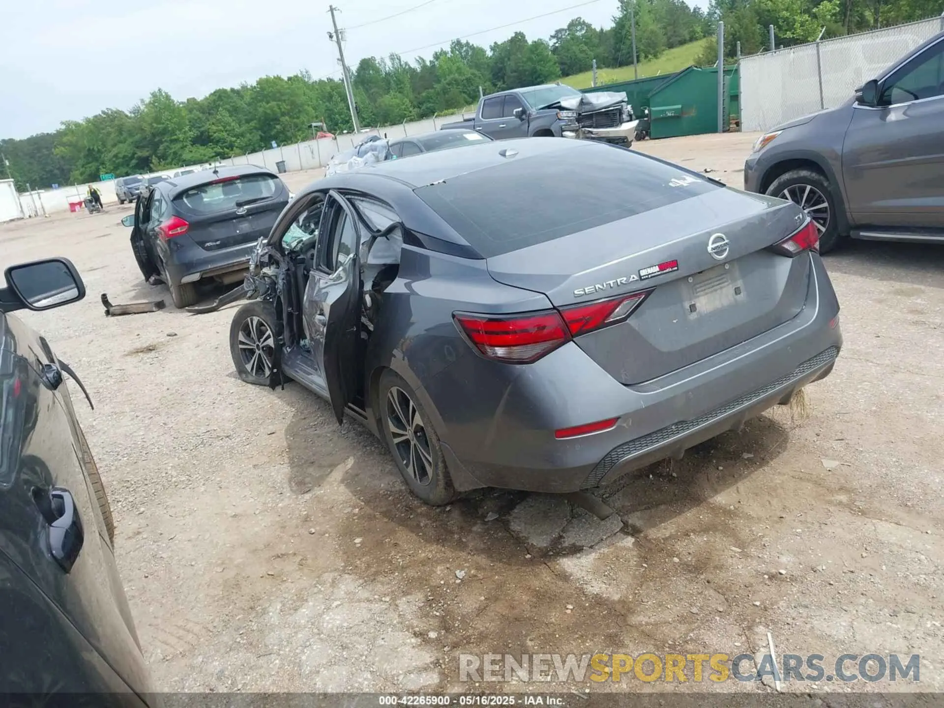 3 Photograph of a damaged car 3N1AB8CV0PY274855 NISSAN SENTRA 2023