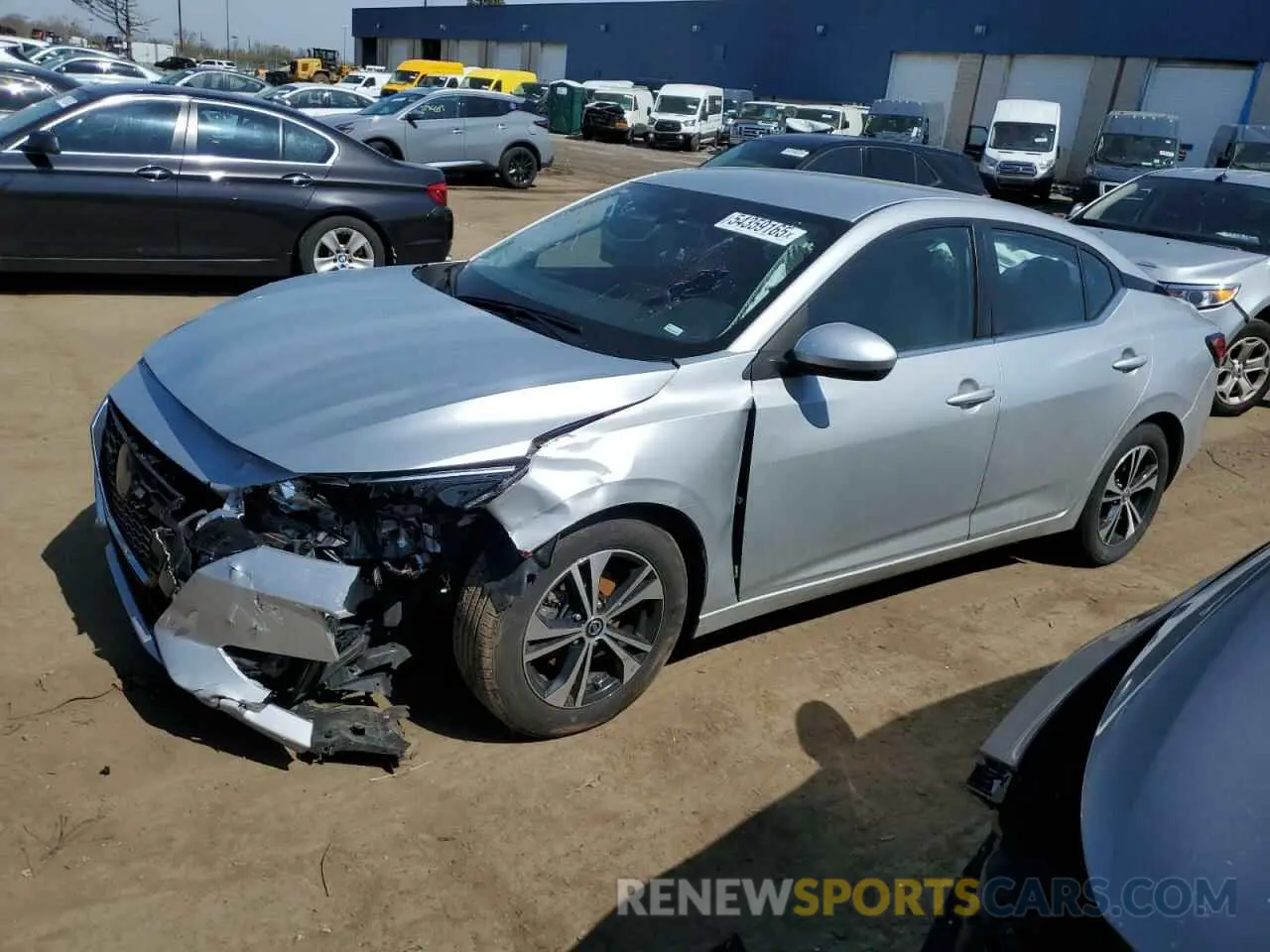 1 Photograph of a damaged car 3N1AB8CV0PY278369 NISSAN SENTRA 2023
