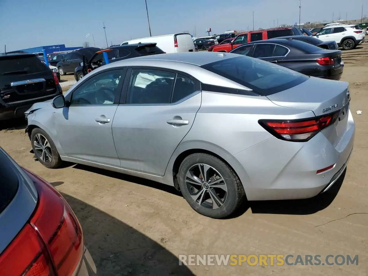 2 Photograph of a damaged car 3N1AB8CV0PY278369 NISSAN SENTRA 2023