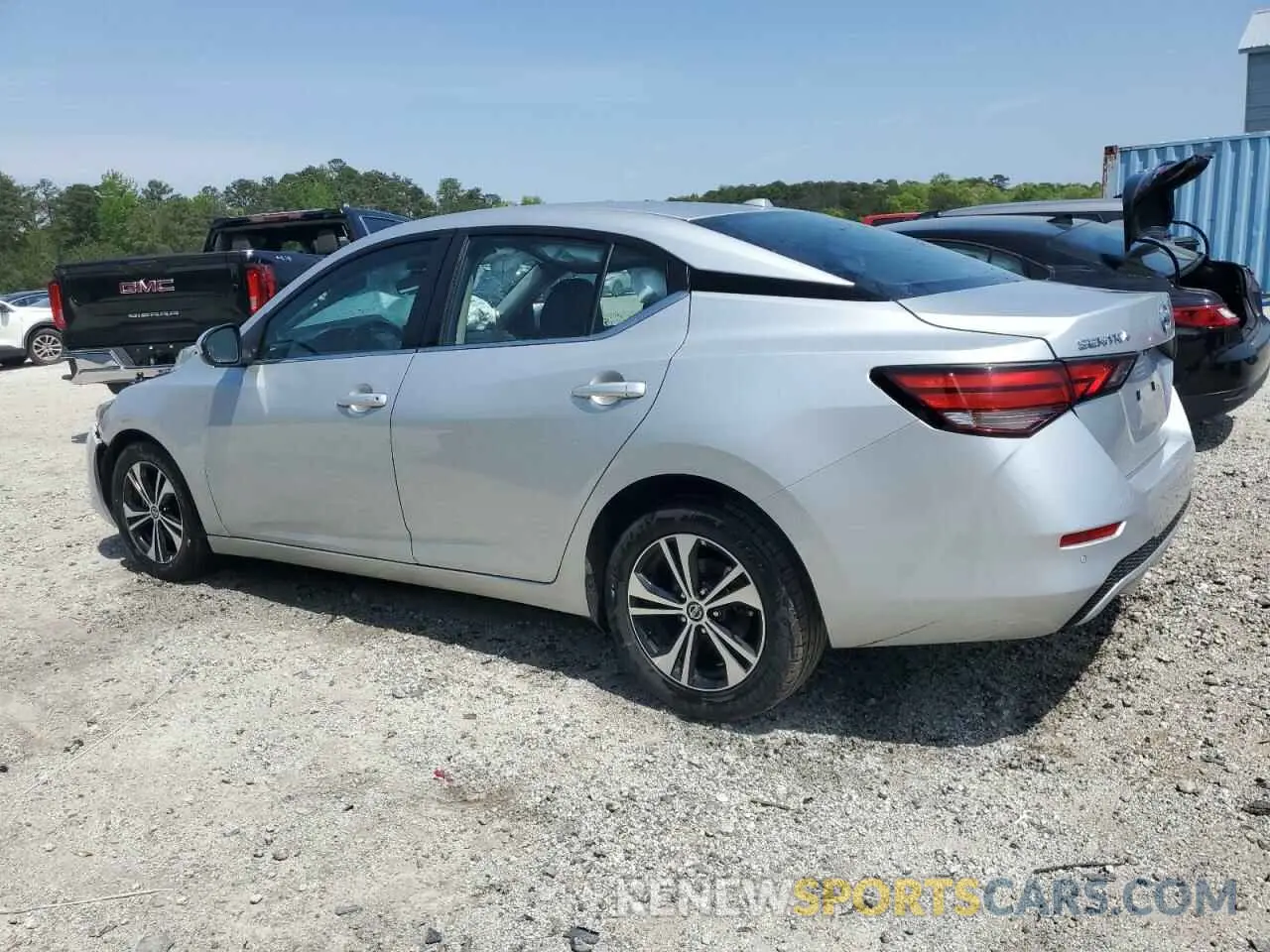2 Photograph of a damaged car 3N1AB8CV0PY298234 NISSAN SENTRA 2023
