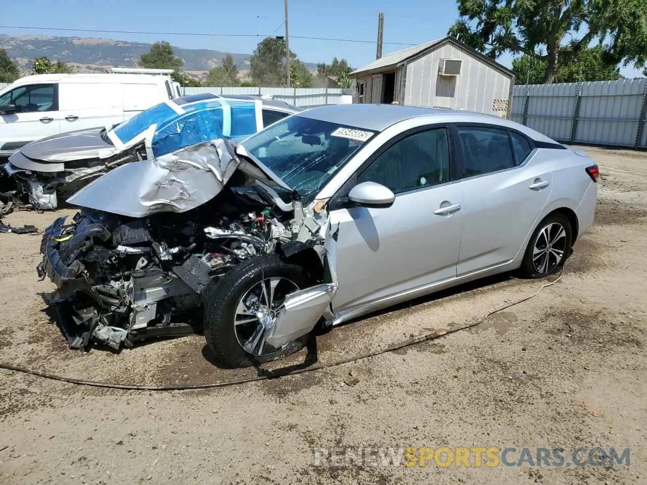 1 Photograph of a damaged car 3N1AB8CV0PY299030 NISSAN SENTRA 2023