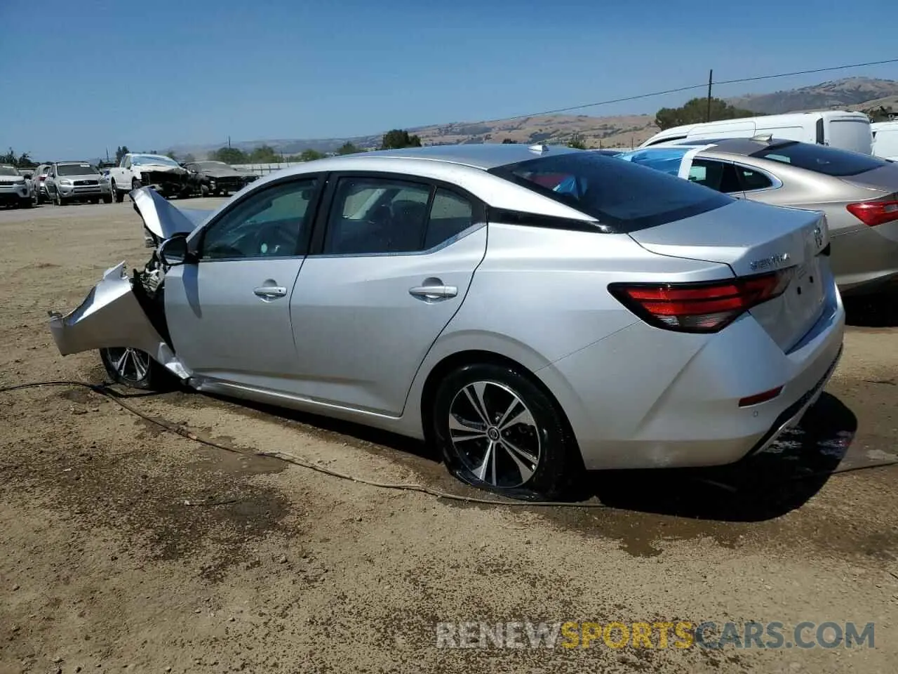 2 Photograph of a damaged car 3N1AB8CV0PY299030 NISSAN SENTRA 2023