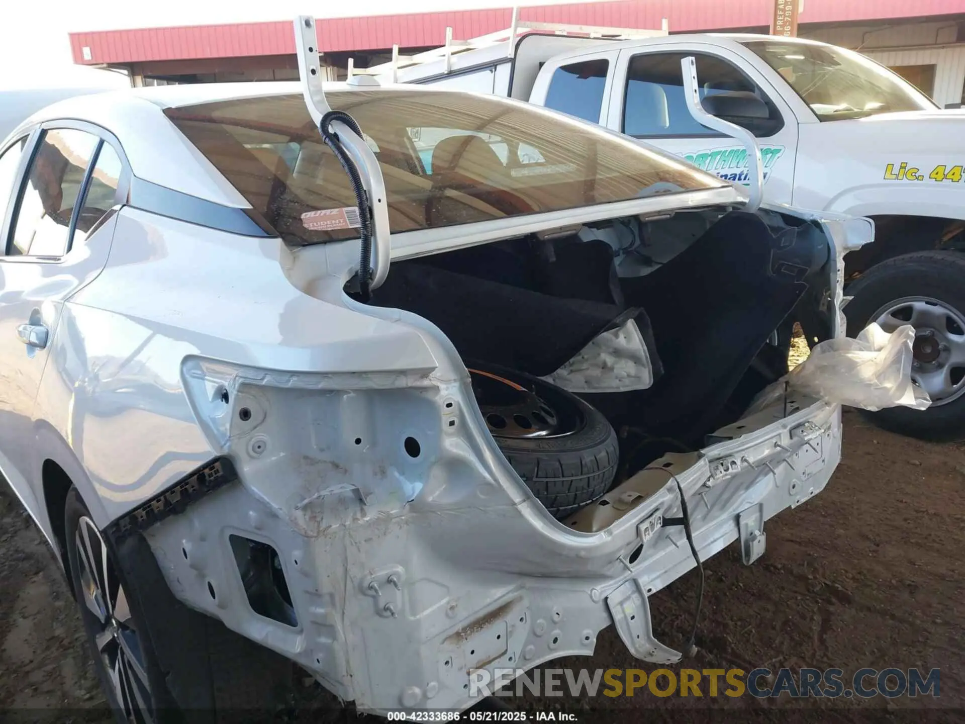 6 Photograph of a damaged car 3N1AB8CV1PY221761 NISSAN SENTRA 2023