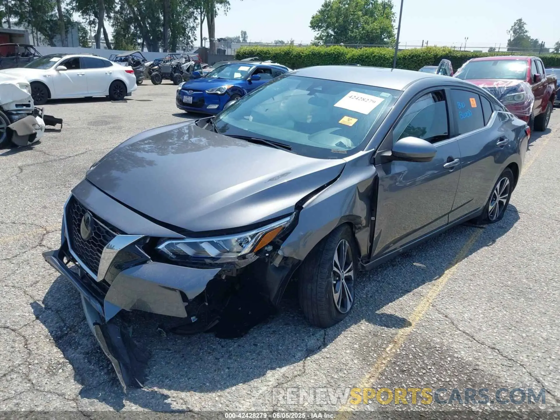 2 Photograph of a damaged car 3N1AB8CV1PY233389 NISSAN SENTRA 2023